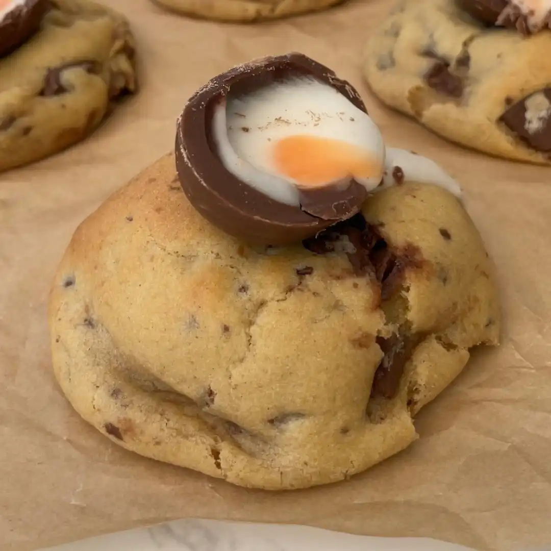 Creme Egg Stuffed Cookies Recipe - Image 3