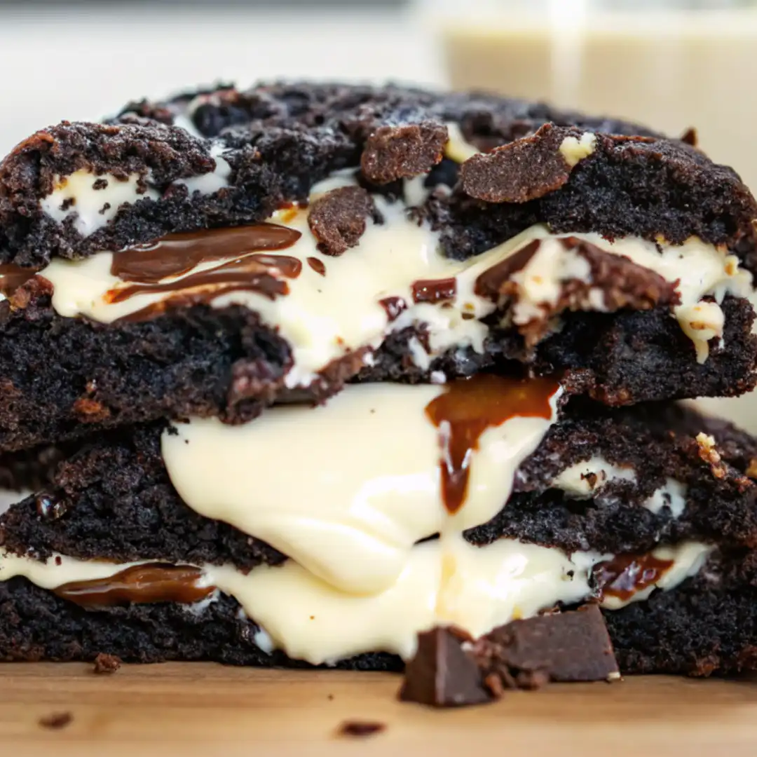 White chocolate filling for Cookies Cream NYC Cookies