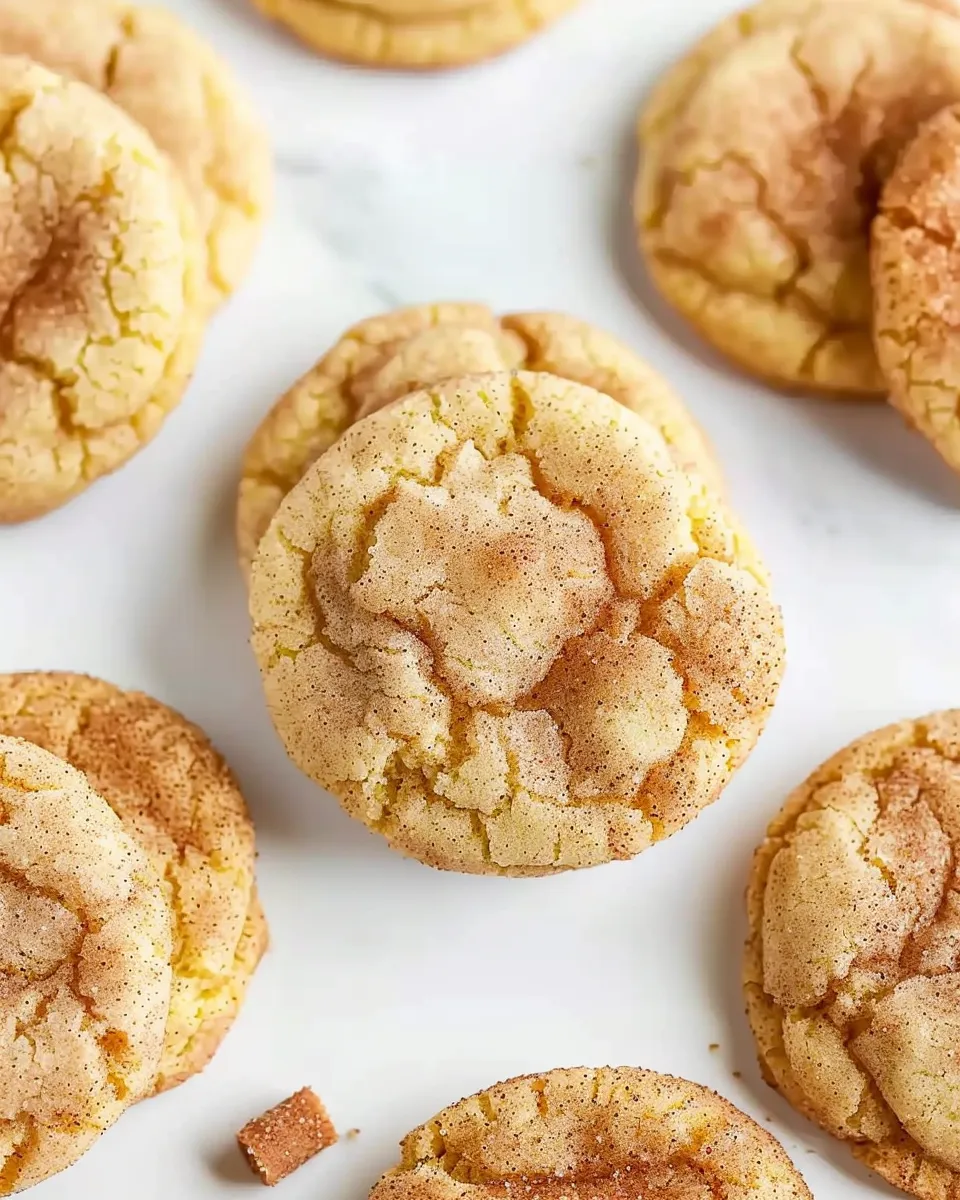Chewy Pumpkin Snickerdoodle Cookies