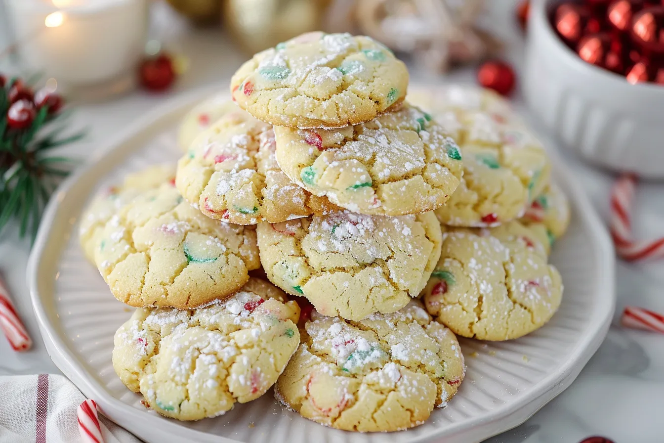 Christmas Gooey Butter Cookies Recipe