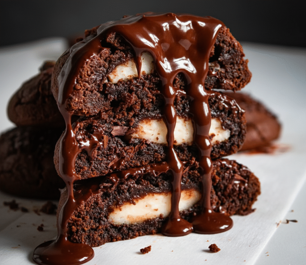 Chocolate Cheesecake Cookies