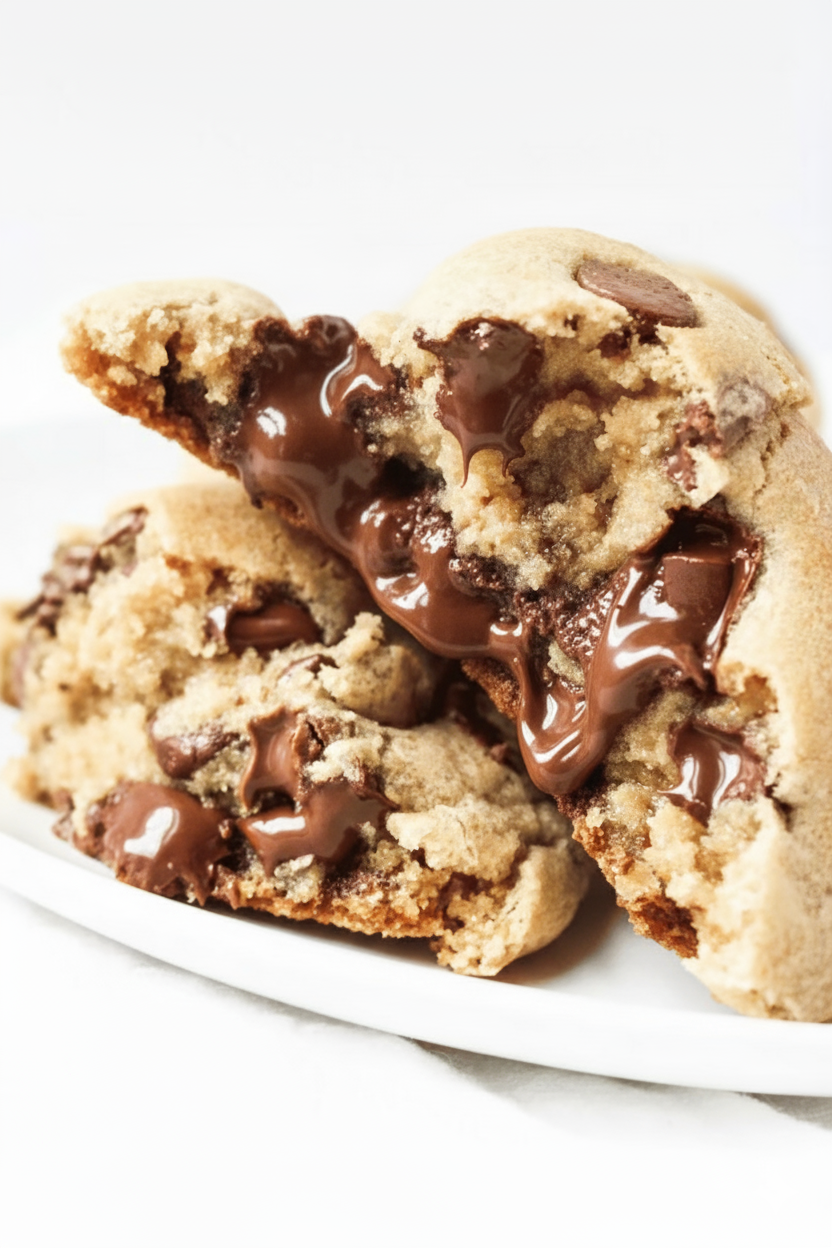 Thick Chocolate Chip Cookies