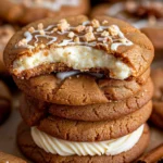 Gingerbread Cheesecake Cookies