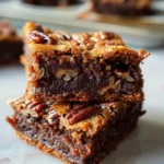 Gooey Pecan Pie Brownies