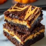 Pumpkin Cheesecake Brownies