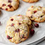 Chewy Christmas Cranberry Orange Cookies