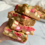Frosted animal cracker blondies