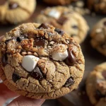 Soft and Chewy S’more Cookies