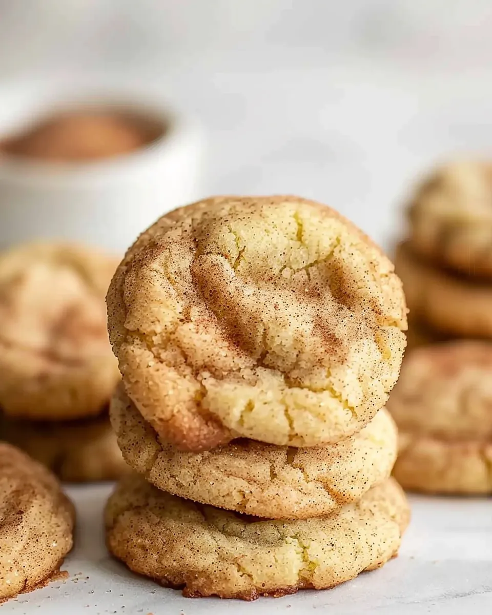 Spiced Apple Cinnamon Snickerdoodle Cookies