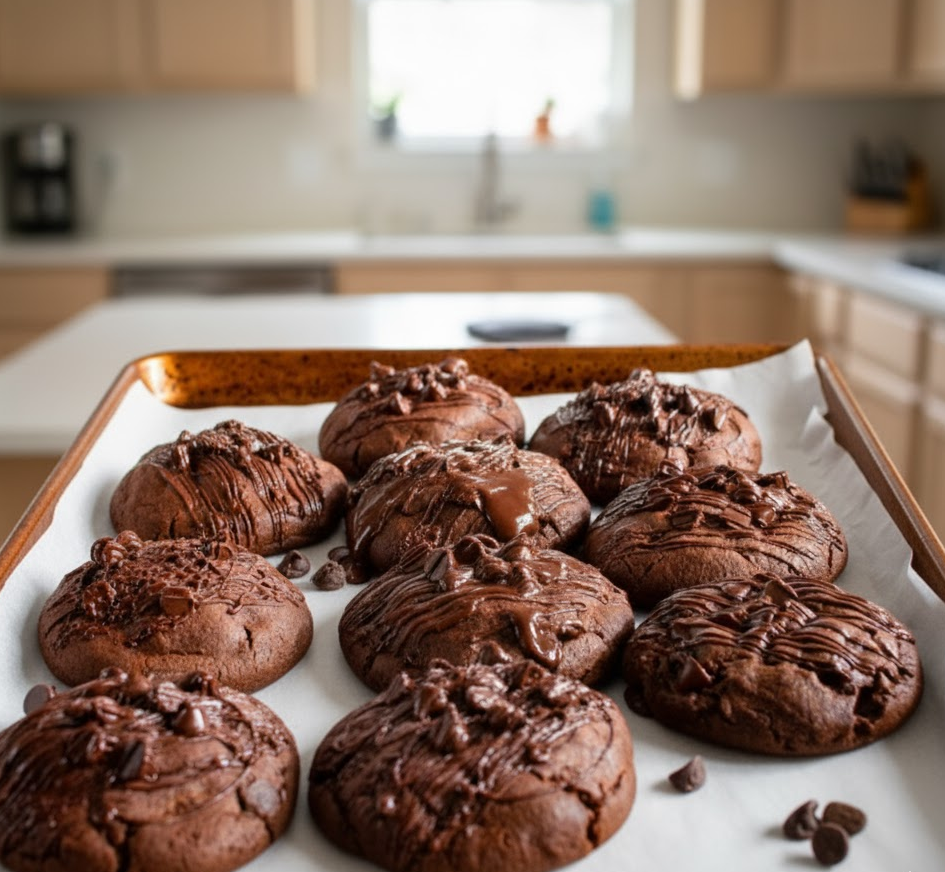 Chocolate Cheesecake Cookies