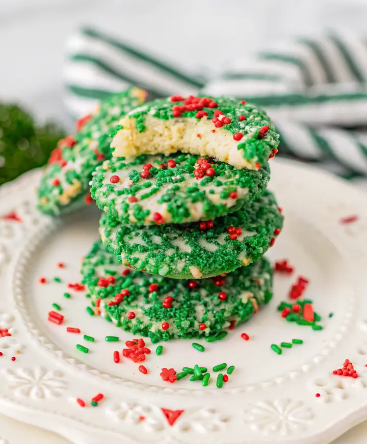 Christmas Sprinkle Cookies