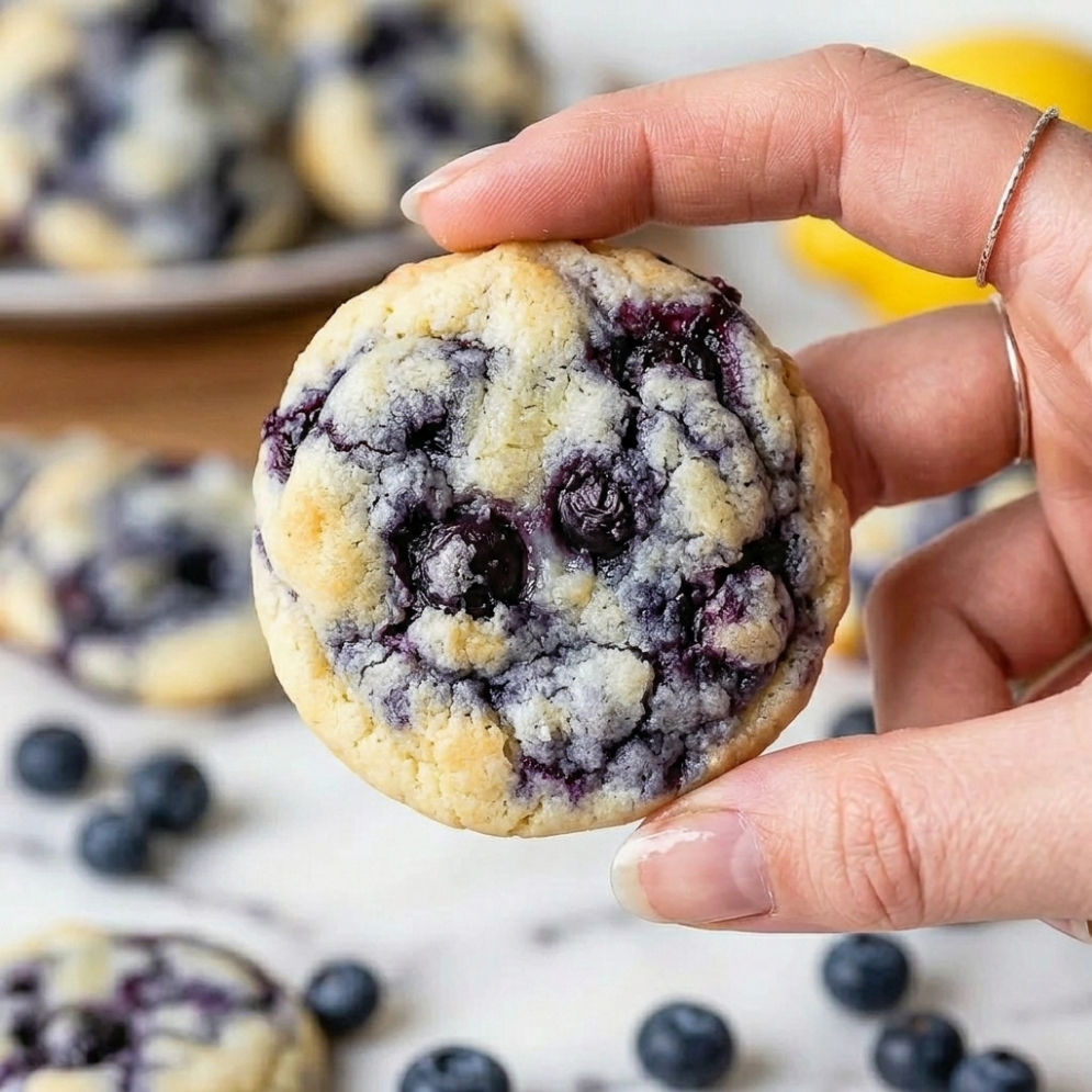 Blueberry Cheesecake Cookies 