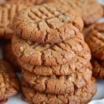 AIR FRYER ALMOND BUTTER COOKIES (JUST 3 INGREDIENTS!)