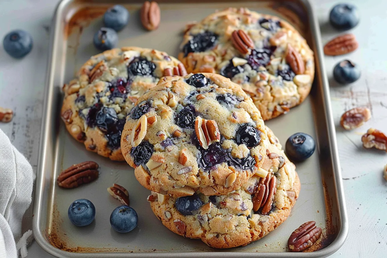 BLUEBERRY COCONUT PECAN COOKIES