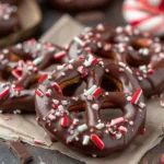 Chocolate Peppermint Pretzels