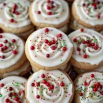 Christmas Birthday Cake Cookies