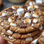 S'mores Marshmallow Chocolate Cookies