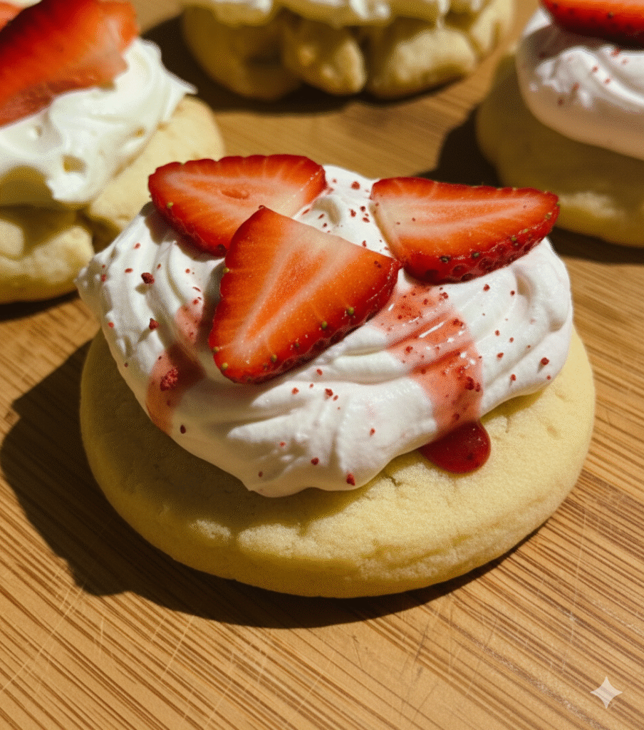 Strawberry Shortcake Cookies