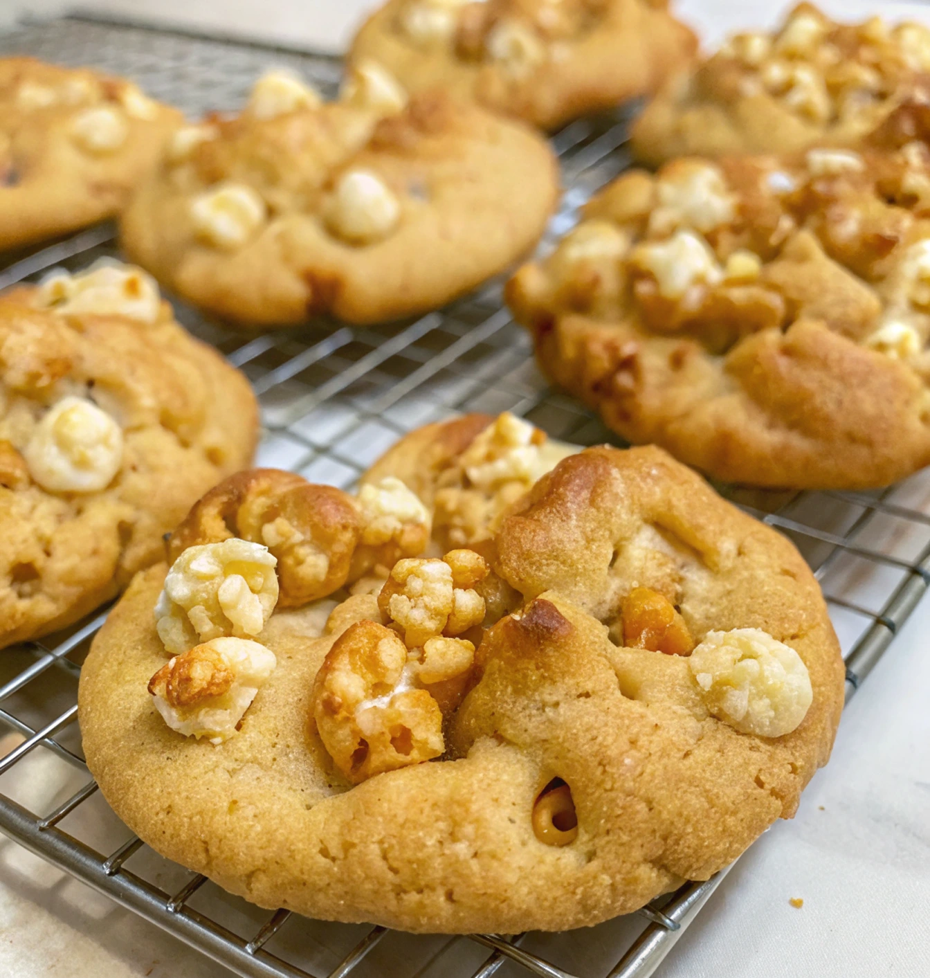 Caramel Popcorn Cookies