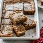 Chewy Gingerbread Brownies