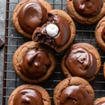Marshmallow-Surprise Hot Cocoa Cookies