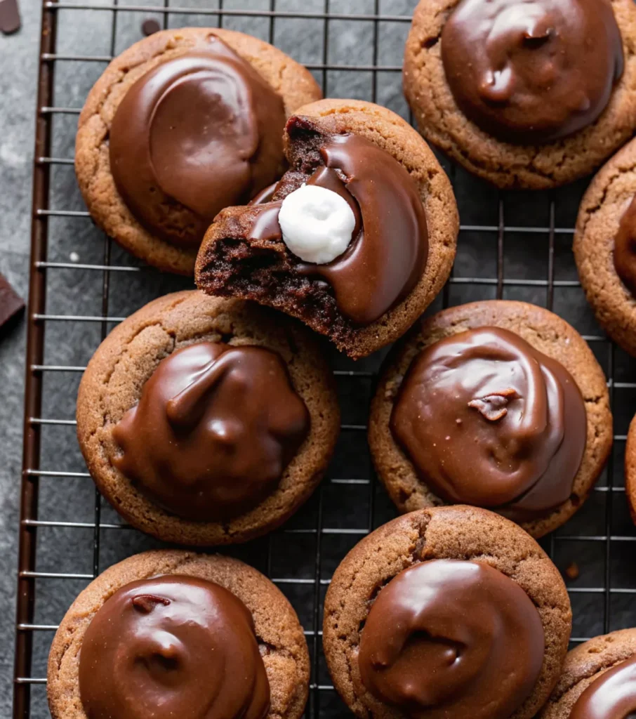 Marshmallow-Surprise Hot Cocoa Cookies