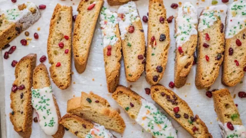 Cranberry Pistachio Biscotti