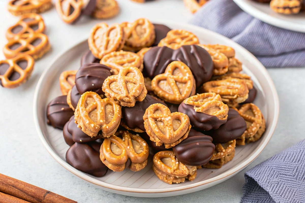 No-Bake Peanut Butter Pretzel Bites