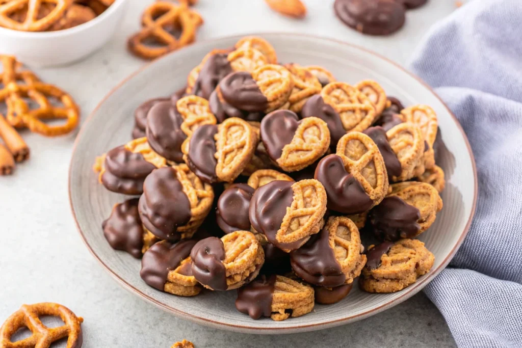 No-Bake Peanut Butter Pretzel Bites