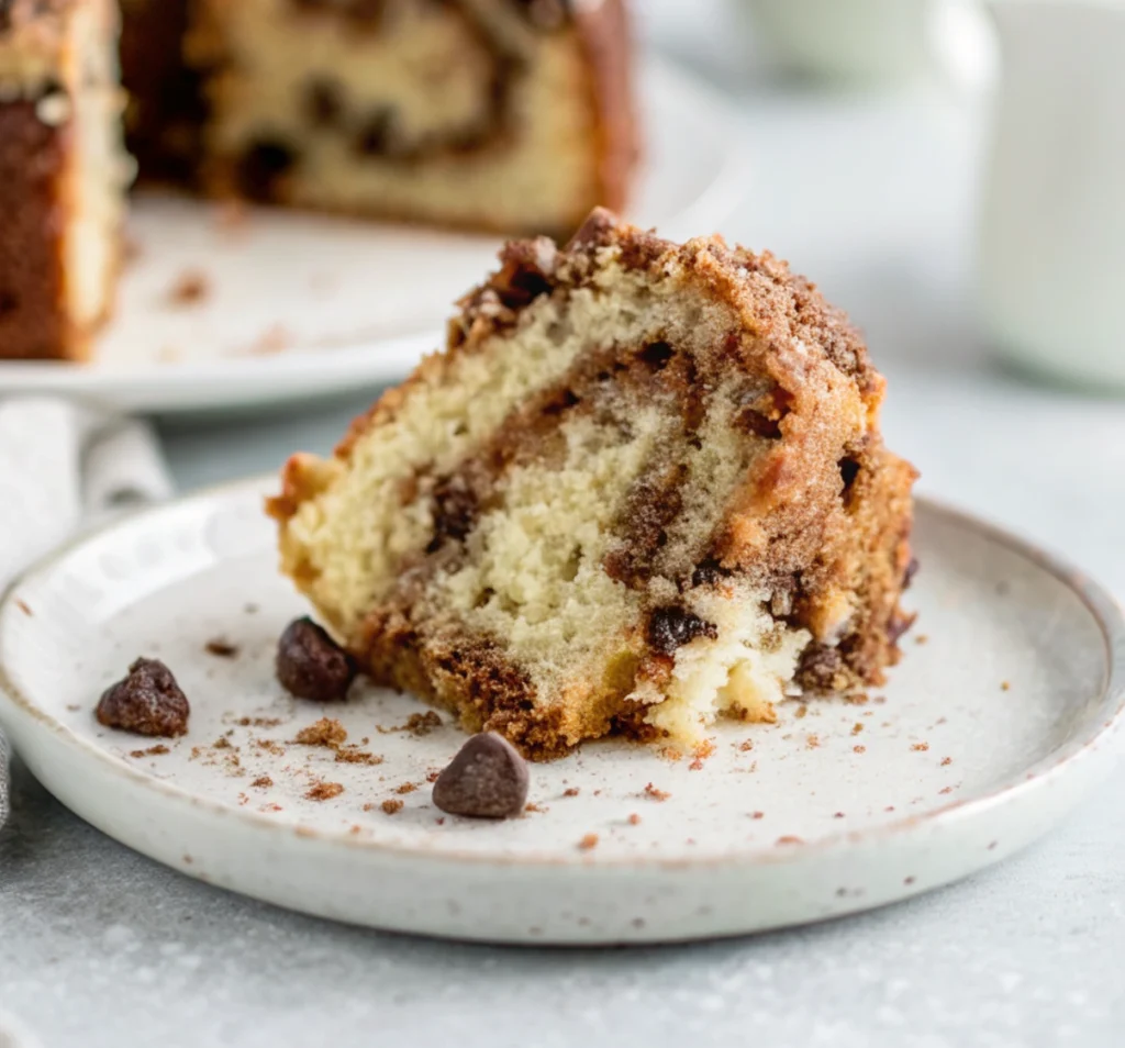 Cinnamon Chocolate Chip Coffee Cake