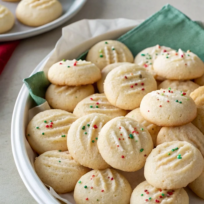 Whipped Shortbread Cookies