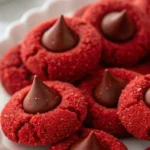 hershey's red velvet blossoms cookies