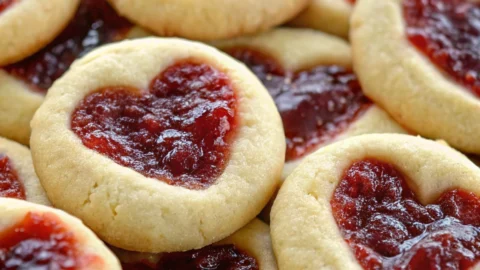 Heart Jam Cookies