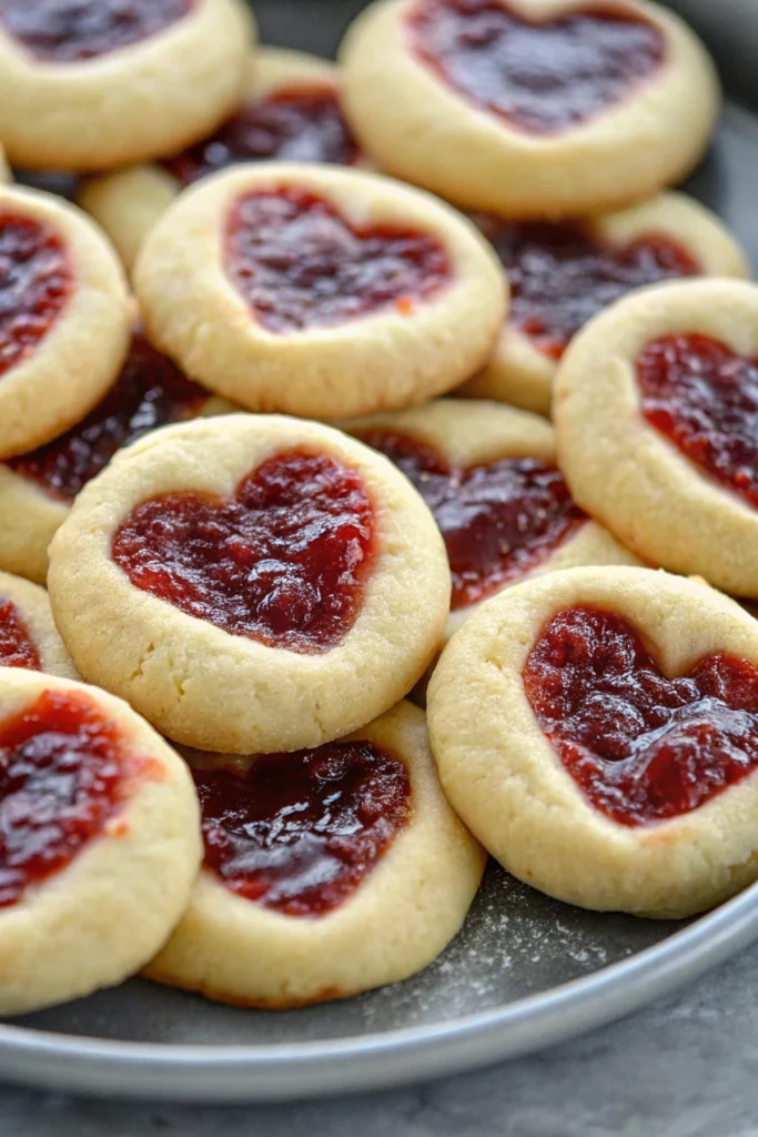 Heart Jam Cookies