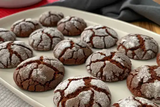 Chocolate Crinkle Cookies