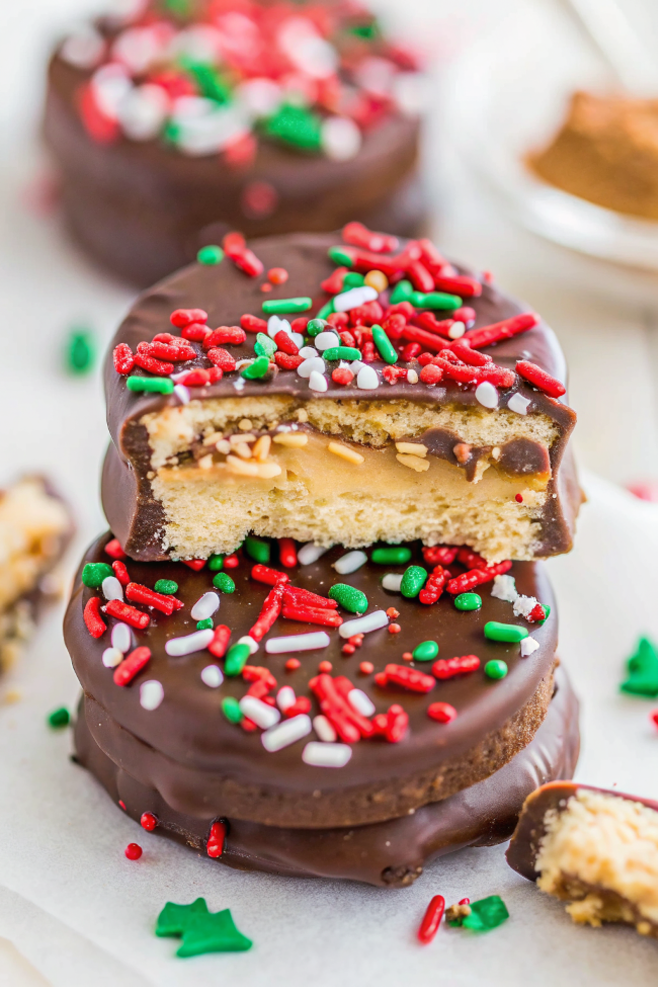 Chocolate Peanut Butter Stacks