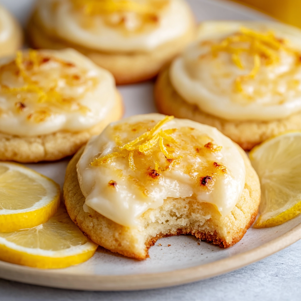 Lemon Crème Brûlée Cookies