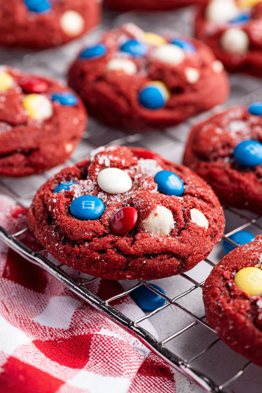 Easy Red Velvet Cake Mix Cookies