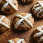 Hot Cross Bun Cookies