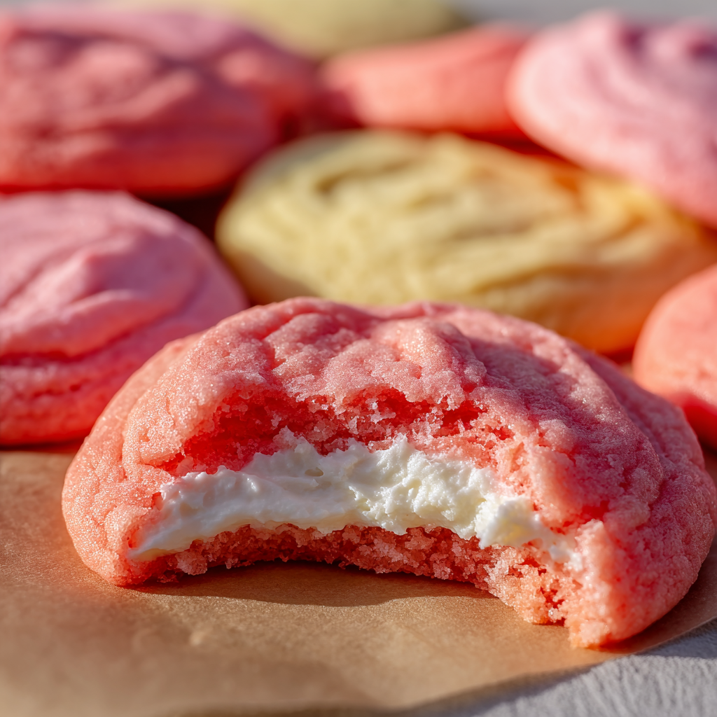 Strawberry Cheesecake Cookies