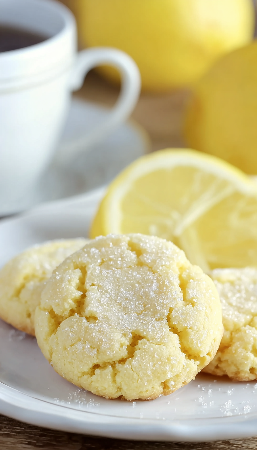 Lemon Cake Mix Cookies