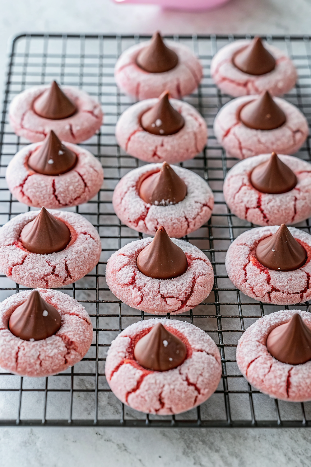 Strawberry Kiss Cookies