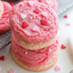 Valentine's Day Cake Mix Cookies