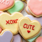 Valentine's Day Heart Sugar Cookies