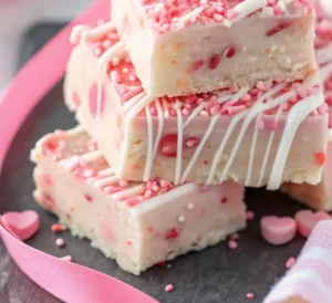 Valentine's Day Sugar Cookie Fudge
