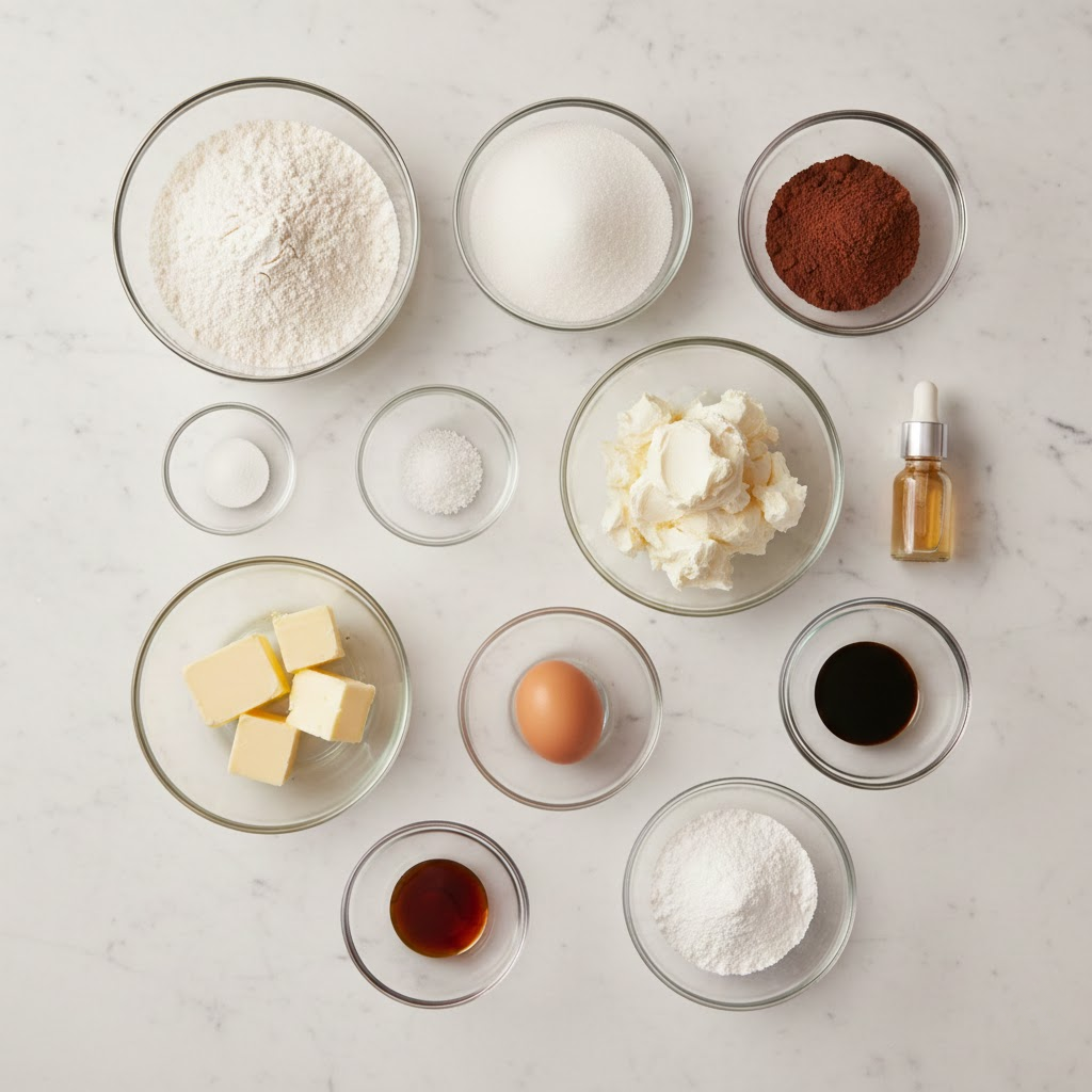 steps Red Velvet Gooey Butter Cookies