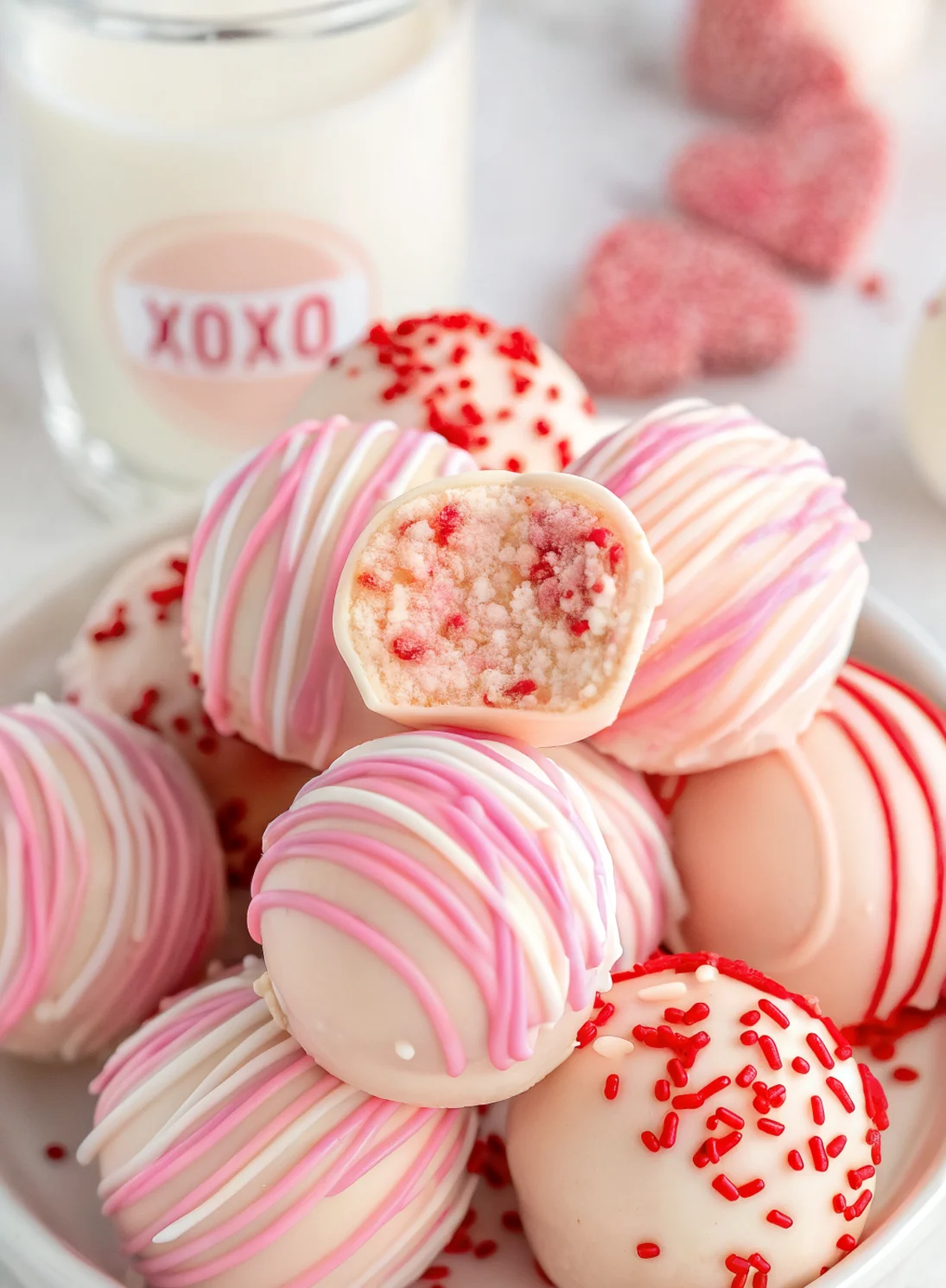 strawberry cake truffles Recipe i