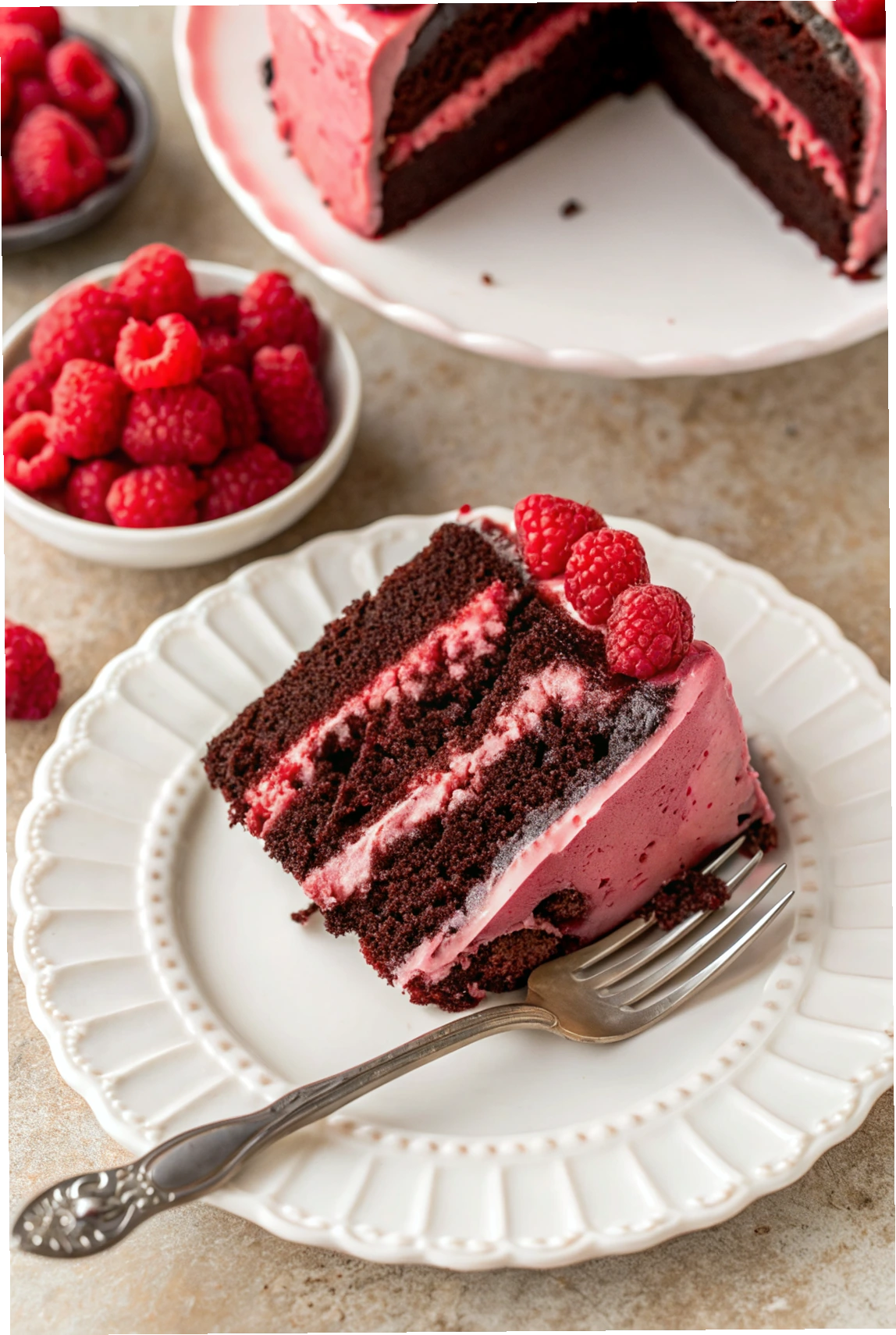Chocolate Raspberry Cake