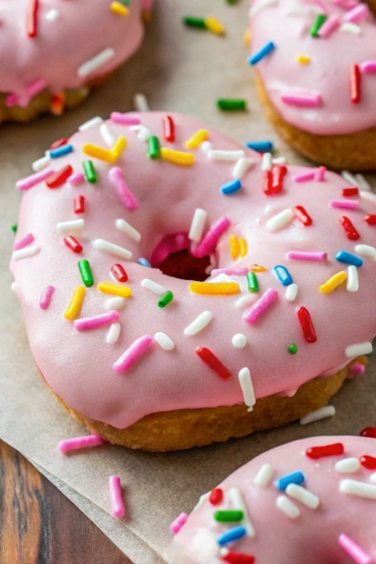 Pink Party Donuts
