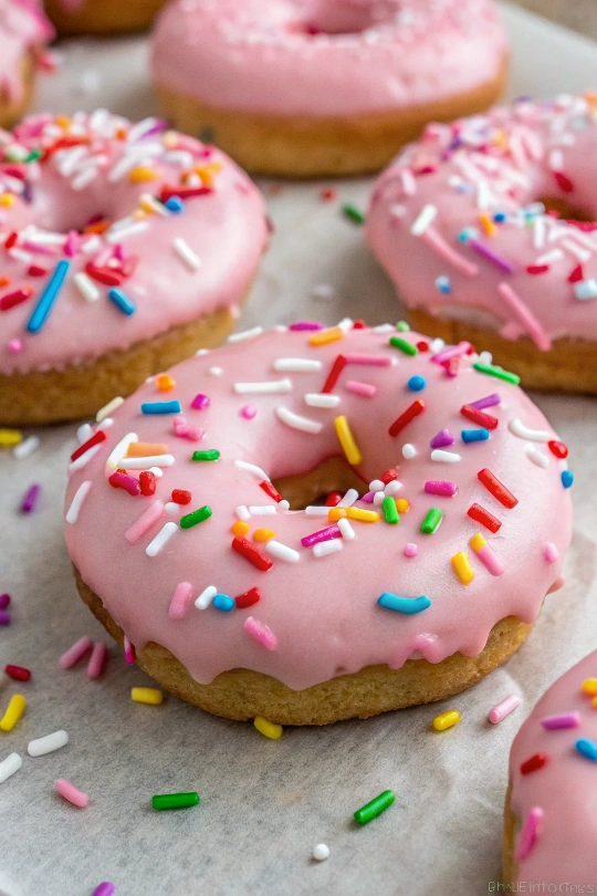 Pink Party Donuts